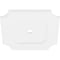 Ekena Millwork Locke Architectural Grade PVC Ceiling Medallion, 36"OD x 3"ID x 21 1/2"C x 1"P, One-Piece CMP36LE-03000 - alternate 2